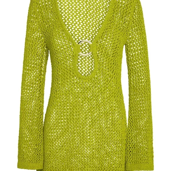 Monday Swimwear MONTEGO MINI DRESS - CHARTREUSE PETIT CROCHET - Picture 8 of 8